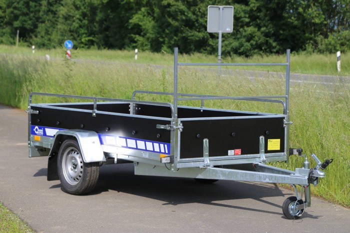 PKW-Anhänger 401x201x30cm 2700 kg kippbar Seilwinde 274020 in Bayern -  Ursensollen, Gebrauchte Auto-Anhänger kaufen